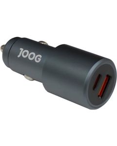 Carregador Veicular Joog CCH-J1 USB-C/USB-A - Cinza